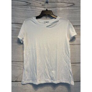 Suburban Riot Distressed White T-shirt Size XS